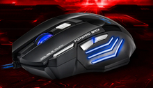 Load image into Gallery viewer, Gaming Mouse Gamer 7 Button 5500DPI Wired Ergonomic Mouse