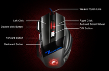 Load image into Gallery viewer, Gaming Mouse Gamer 7 Button 5500DPI Wired Ergonomic Mouse
