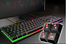 Load image into Gallery viewer, Gaming keyboard Wired Gaming Mouse Set 104 Russian Keycaps
